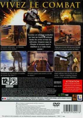 Star Wars - Battlefront (Japan) box cover back